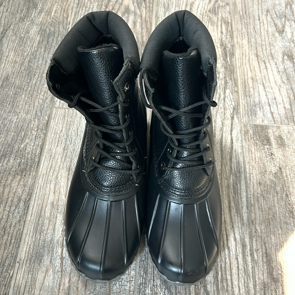 Weatherproof Vintage Men's Adam Duck Boots Black Size 9M